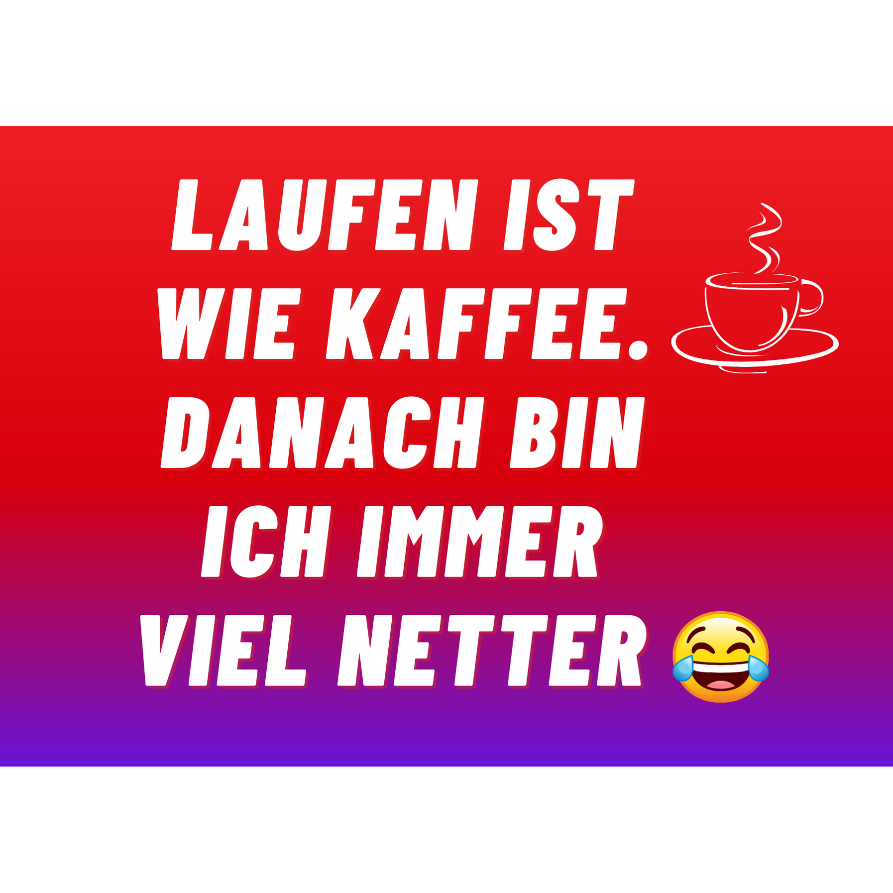 Lustige Postkarte Laufen #04