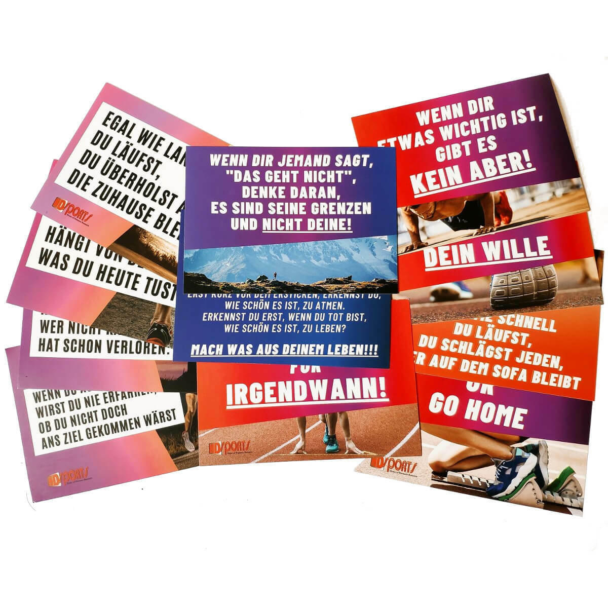 Postkarten Sport & Motivation #01 - #11