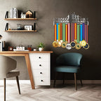 Medaillenhalter Laufen "I Crossed the line" - Silver