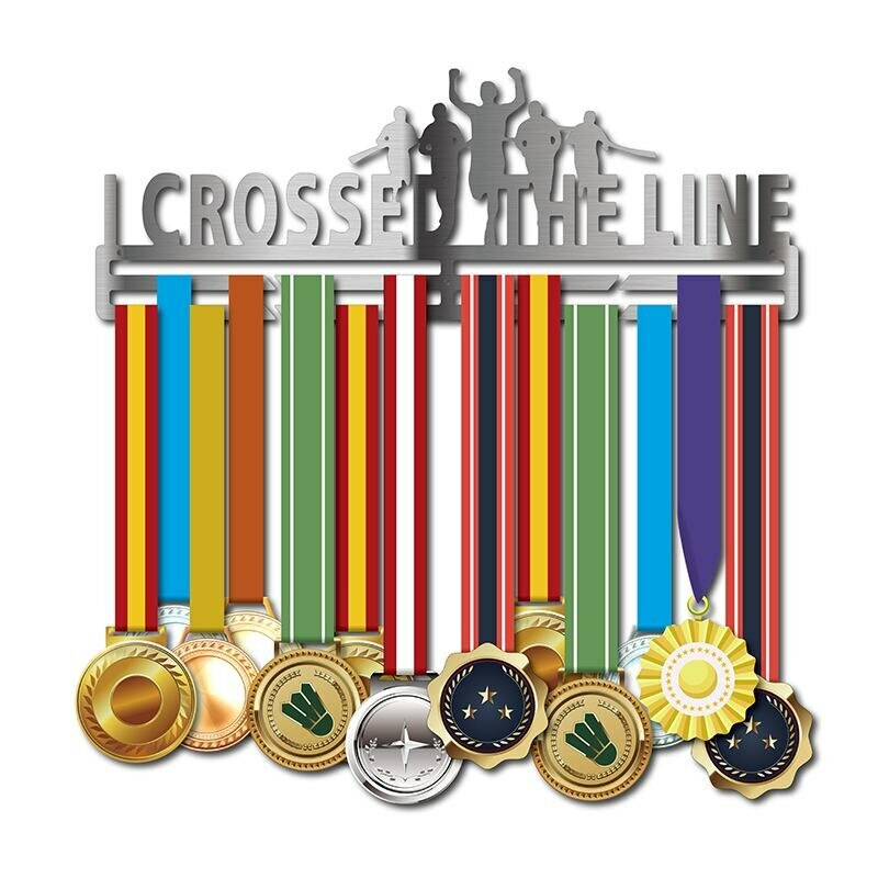 Medaillenhalter Laufen "I Crossed the line" - Silver