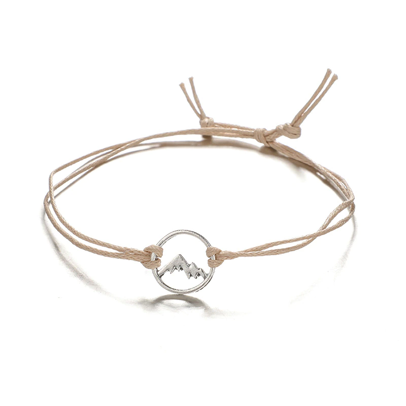 Freundschafts-Armband Berge (Set: 4 Bänder)