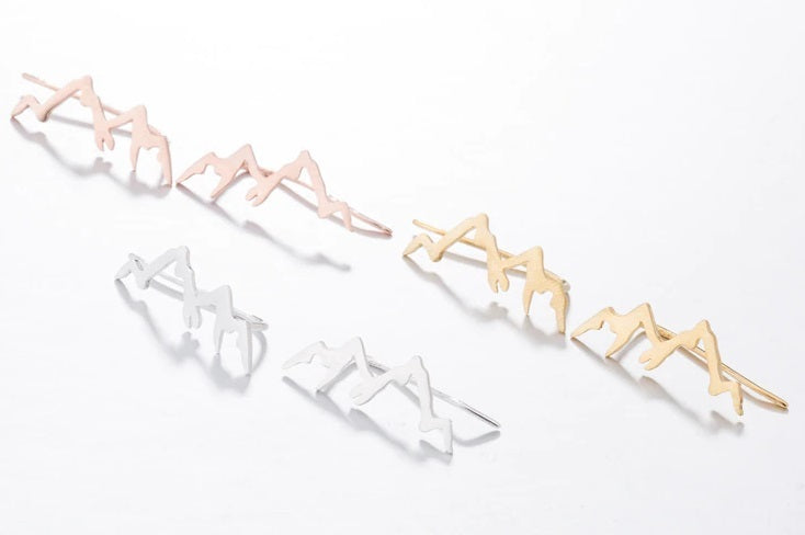 Ohrringe mit Bergmotiv