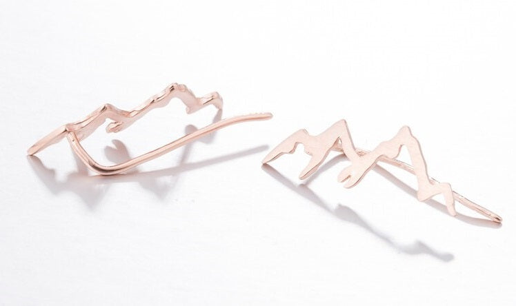 Ohrringe mit Bergmotiv