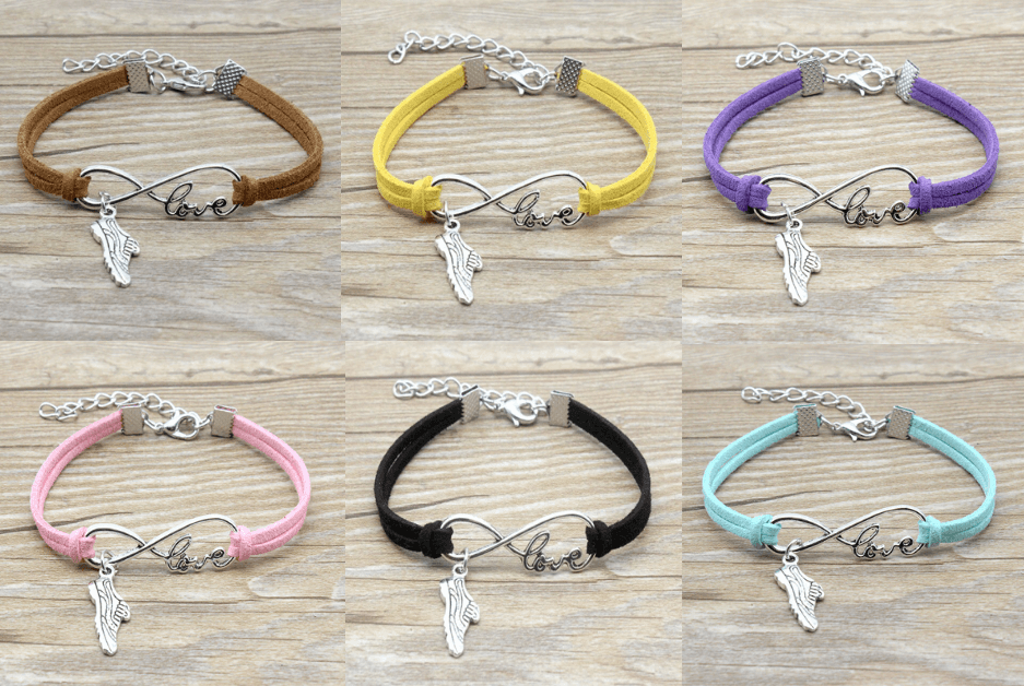 Armband für Läufer und Läuferinnen mit Laufschuh