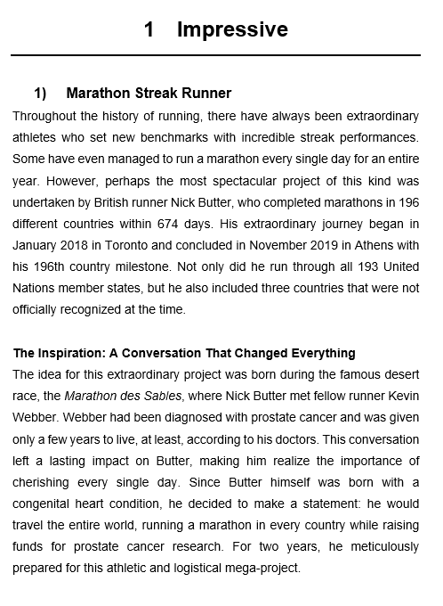 Versión en inglés: 300 historias extraordinarias y datos curiosos sobre correr