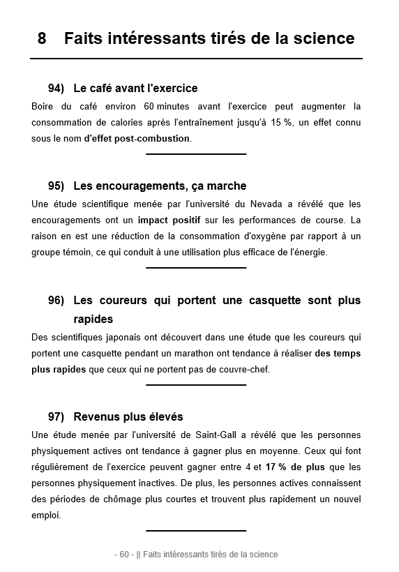 300 histoires extraordinaires et anecdotes amusantes sur la course à pied