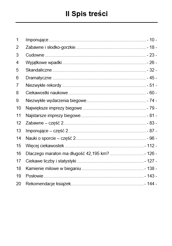 300 niezwykłych historii i ciekawostek o bieganiu