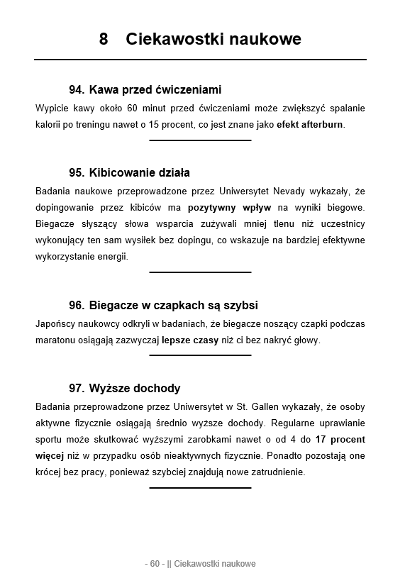 300 niezwykłych historii i ciekawostek o bieganiu