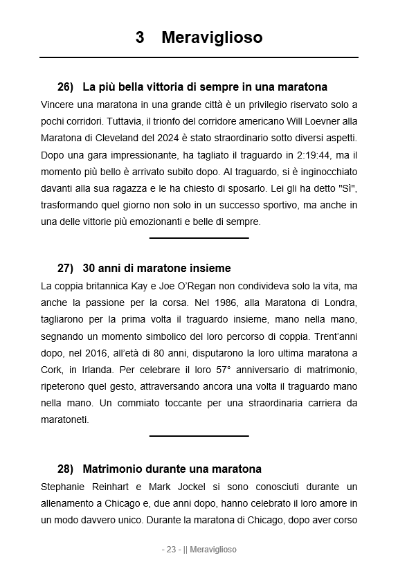 300 storie straordinarie e curiosità sul mondo della corsa