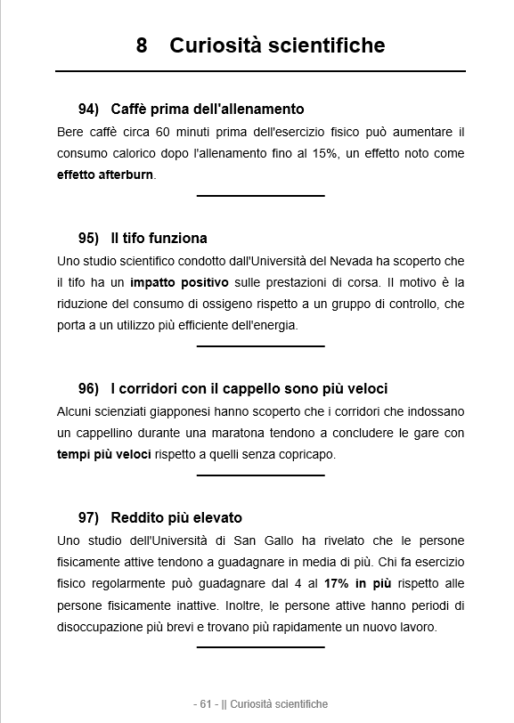 300 storie straordinarie e curiosità sul mondo della corsa
