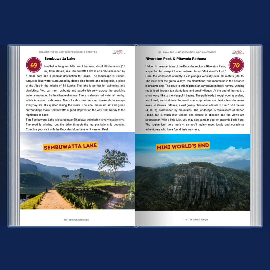 Sri Lanka - The 101 Most Beautiful Sights & Activities