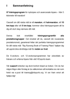 Den stora löparboken med träningsprogram