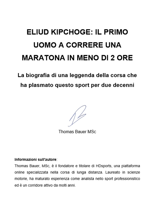 Eliud Kipchoge - Il primo uomo a correre una maratona in meno di 2 ore