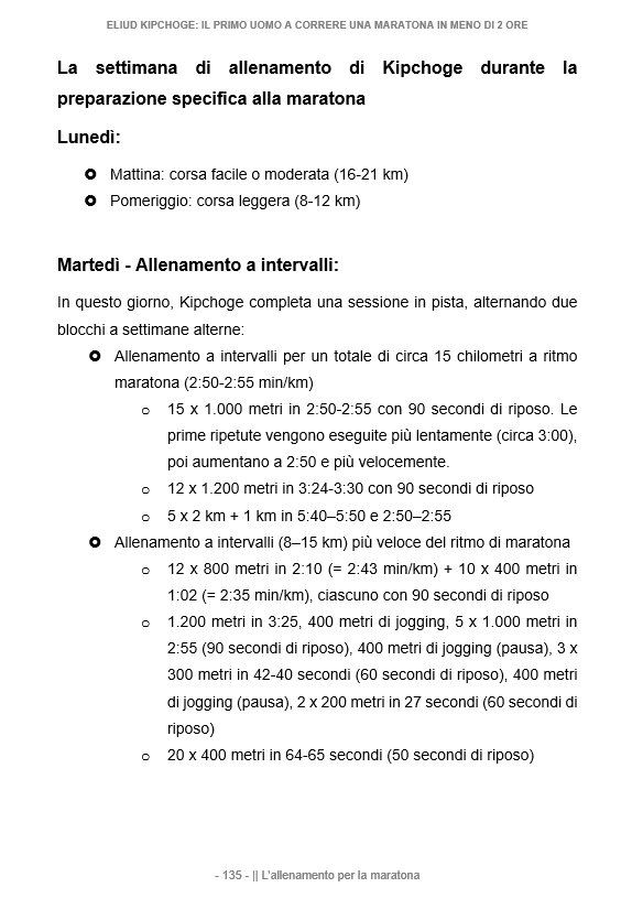 Eliud Kipchoge - Il primo uomo a correre una maratona in meno di 2 ore