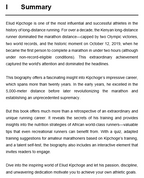 Eliud Kipchoge - The First Human to Run a Marathon in Under 2 Hours