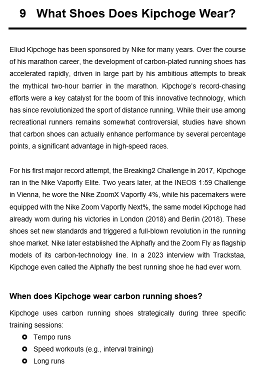 Eliud Kipchoge - The First Human to Run a Marathon in Under 2 Hours