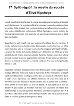 Eliud Kipchoge - Le premier homme à courir un marathon en moins de 2 heures