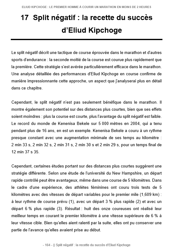 Eliud Kipchoge - Le premier homme à courir un marathon en moins de 2 heures