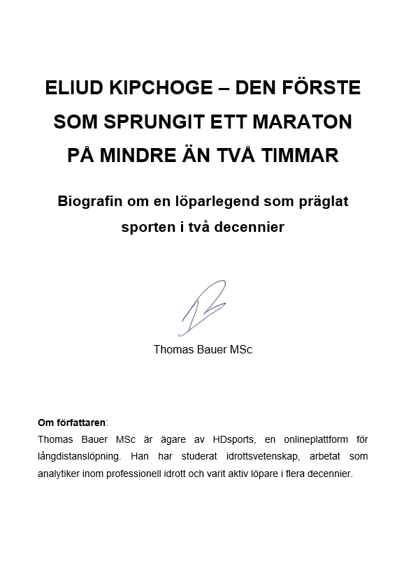 Eliud Kipchoge – den förste som sprungit ett maraton på under två timmar