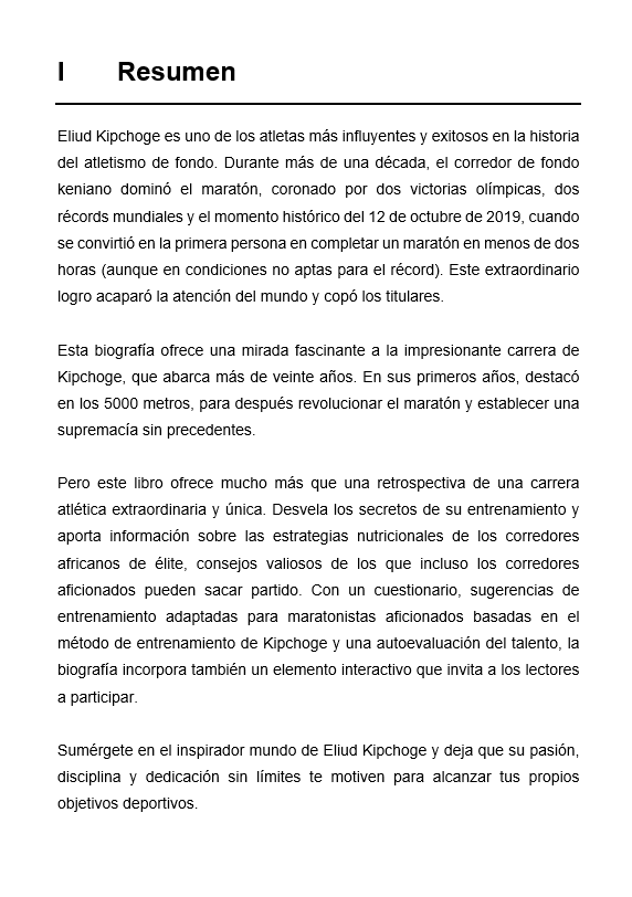 Spanish version: Eliud Kipchoge - The First Human to Run a Marathon in Under 2 Hours 