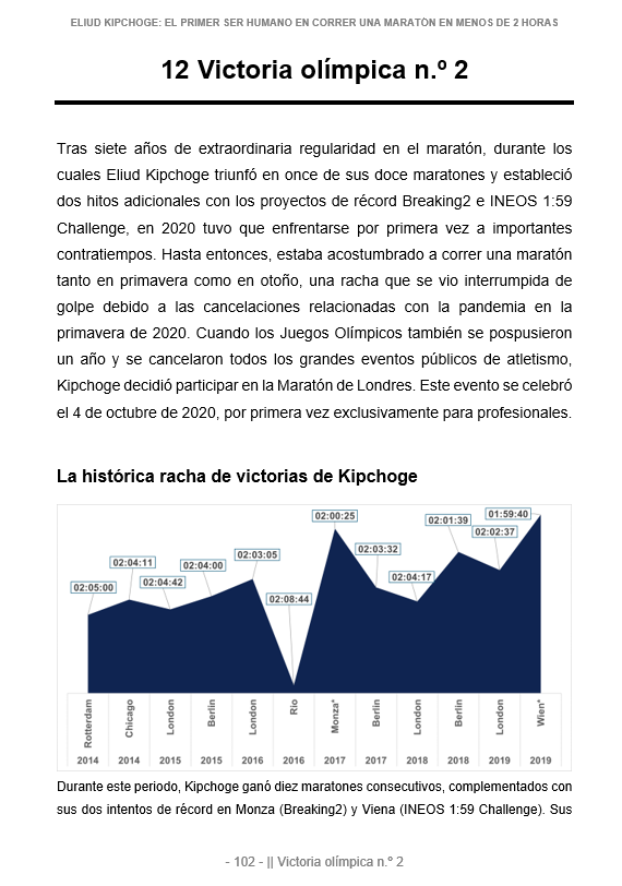 Eliud Kipchoge: La primera persona en correr una maratón en menos de dos horas
