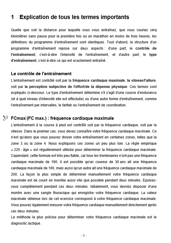Le grand livre des programmes d'entraînement pour la course à pied