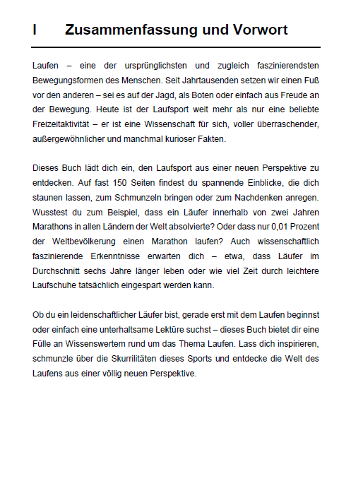 300 außergewöhnliche Geschichten und lustige Fakten zum Laufen