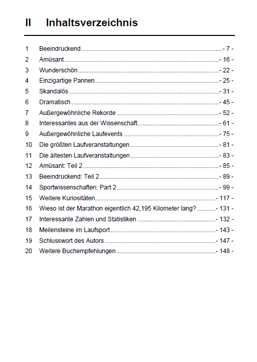 300 außergewöhnliche Geschichten und lustige Fakten zum Laufen