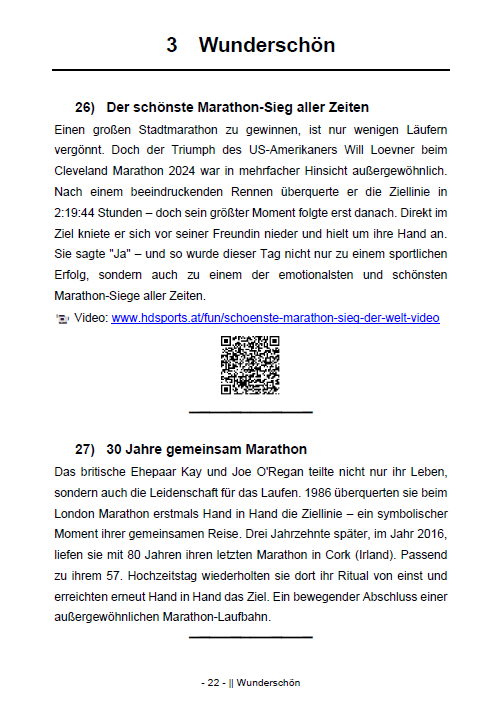 300 außergewöhnliche Geschichten und lustige Fakten zum Laufen