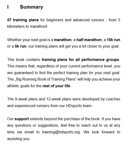 The Big Running Book of Training Plans