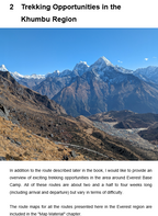 Trekking in the Nepalese Himalayas and to Mount Everest Base Camp