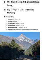 Trekking in the Nepalese Himalayas and to Mount Everest Base Camp