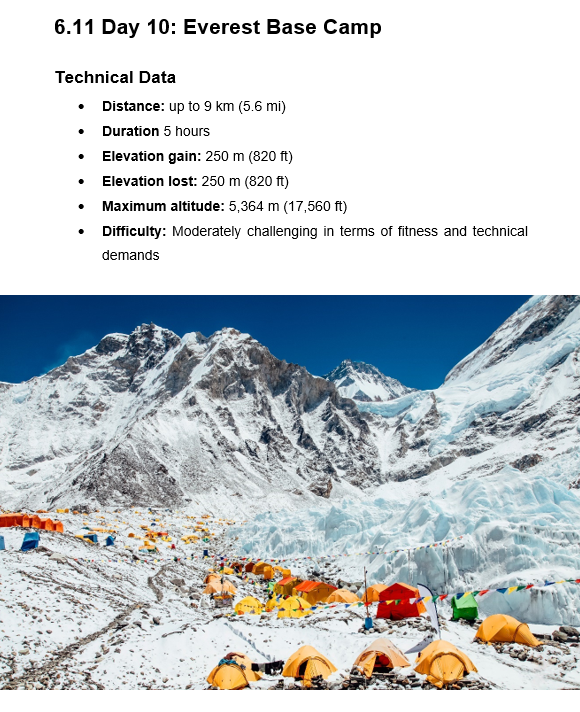 Trekking in the Nepalese Himalayas and to Mount Everest Base Camp