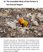 Trekking in the Nepalese Himalayas and to Mount Everest Base Camp