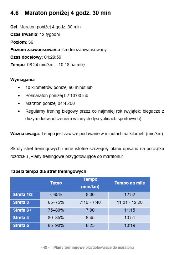 Wielka Książka z Planami Treningowymi dla Biegaczy