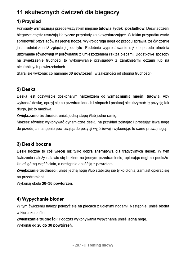 Wielka Książka z Planami Treningowymi dla Biegaczy