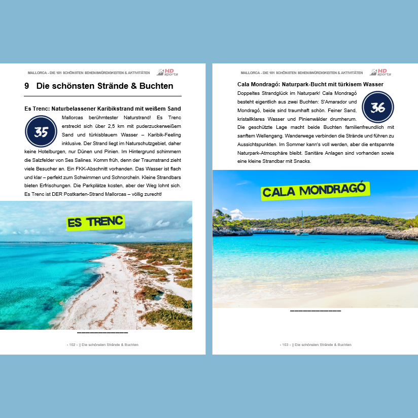 Mallorca - Die 101 schönsten Sehenswürdigkeiten & Aktivitäten: