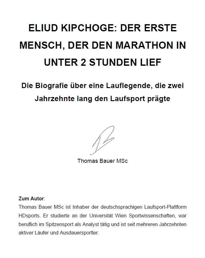 Eliud Kipchoge: Der erste Mensch, der den Marathon in unter 2 Stunden lief