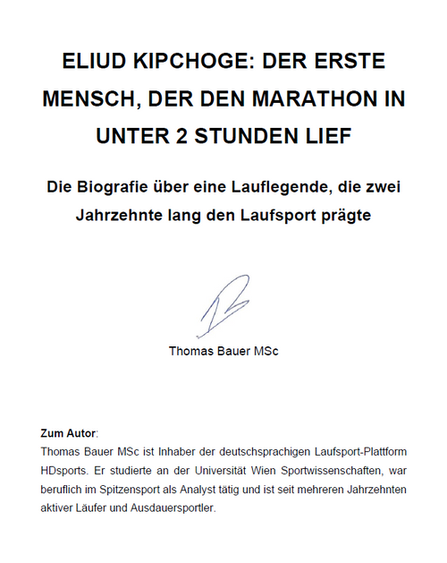Eliud Kipchoge: Der erste Mensch, der den Marathon in unter 2 Stunden lief