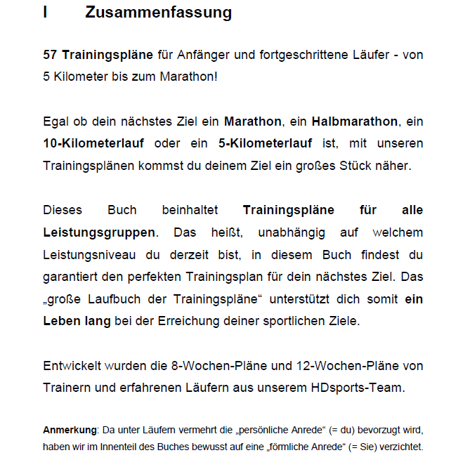 Das große Laufbuch der Trainingspläne
