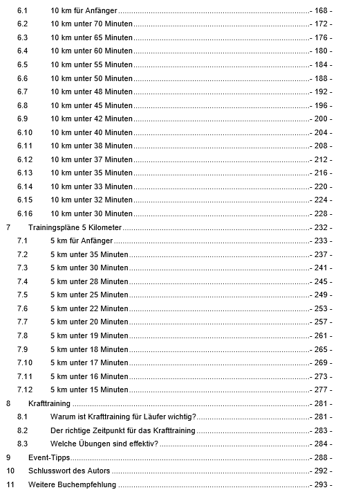 Das große Laufbuch der Trainingspläne